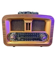 Taşınabilir Klasik AM/FM/SW Retro Ev Radyo USB ile Şarj Olabilen Retro Radyo (5680)