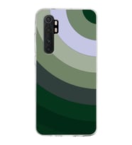 Xiaomi Mi Note 10 Lite Uyumlu Kapak Renk Cümbüşü Tasarımlı Şeffaf Silikon Kılıf