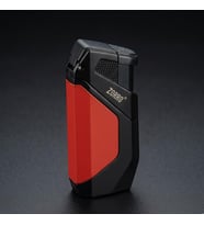 Zorro Çift Torch Pürmüz Kırmızı Puro Çakmağı