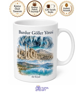 Burdur İnsuyu Mağarası Sagalassos Antik Kenti Göller Yöresi Kupa Bardak Hediye