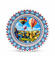 Kapadokya Temalı Seramik Magnet
