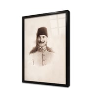 Ali Rıza Bey Çerçeveli Cam Tablo