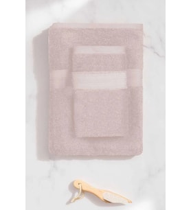 2 Parça Battal Lüks Premium Banyo Spa Havlu Takımı 90x160 Cm Pudra