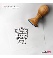 Öğretmen Damga Kişiye Özel Kitap Damgası Kitap Mührü Kaşe Kitap Mühür Özel Damga 455