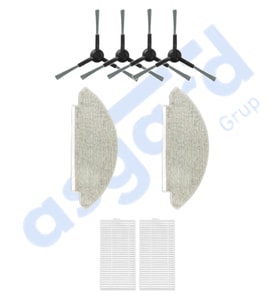 VİOMİ V5 – V5 PRO – ALPHA 2 PRO Uyumlu 4 Yan Fırça 2 Filtre 2 Mop PKT-iasgf0001024
