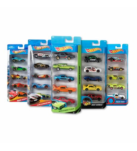 Hot Wheels 5'li Araba Seti - 1:64 Ölçekli Metal Model Araç Koleksiyonu