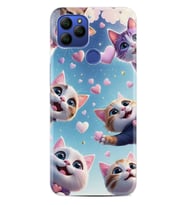GM 21 Kılıf HD Resim Baskılı Kalp ve Kedi StKd -035