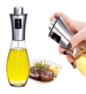 Çok Amaçlı Spreyli Sızdırmaz Cam Şişe Yağdanlık Limon Sirke Sos Püskürtücü Dağıtıcı Sprey (5680)