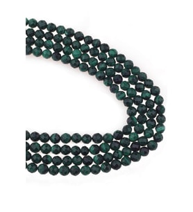 8 MM Faset Kesim Malakit ( Malahit ) Taşı Dizi - DZ4022 (Karışık)