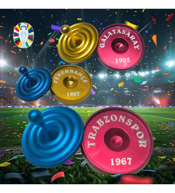Galatasaray kişiye özel metal topaç, eğitici, odaklanma için el