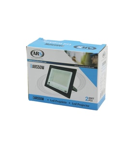 2PCS 50W LED PROJEKTÖR 15X11.5CM AYDINLATMA AÇISI: 120 DERECE 50.000 SAAT ÖMÜR MODEL-ARS50W (5343)
