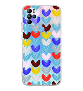 PrintiFy Omix X500 ile Uyumlu 1mm Slim Fit Water Color 1 Baskılı Şeffaf  Kılıf