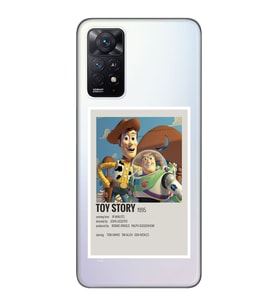 Redmi Note 12 Pro 4G Uyumlu Toy Story Minimalist Poster Desenli Şeffaf Telefon Kılıfı