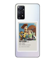 Redmi Note 12 Pro 4G Uyumlu Toy Story Minimalist Poster Desenli Şeffaf Telefon Kılıfı
