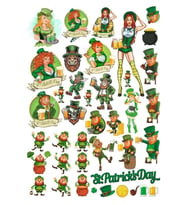 İrlandalı Sticker Set-2 25 Parça Telefon, Tablet, Defter, Laptop Sticker
