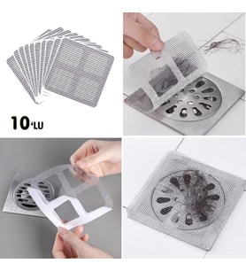 Durukar® 10'lu Banyo ve Mutfak Lavabo Koku Önleyici ve Haşere Böcek Önleyici Gider Filtresi