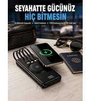 Kompakt Tasarım, Güçlü Performans – 10000mAh Kablosuz Powerbank