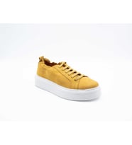 FreeFoot 221150 Nubuk Mango Kadın Sneaker (Sarı)