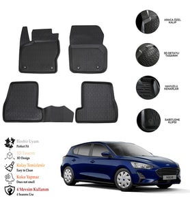 Ford Focus 4 2016 3D Havuzlu Paspas OTL