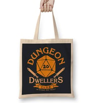 Dungeon Dwellers Club Bez Çanta Uzun Saplı