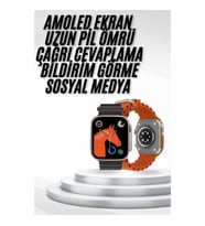 Mey İthalat® Yeni Nesil Akıllı Saat Müzik Dinleme Bildirim Görme Sesli Asistan Desteği