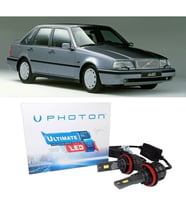 Volvo 440 Led Xenon Uzun+Kısa Far Ampulü H4 Ultimate 9500 Lumens Yeni Seri Beyaz