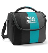 Coral High Erkek Çocuk İlkokul Beslenme Çantası, Siyah Turkuaz Çizgili, Isı Yalıtımlı (Çok Renkli)
