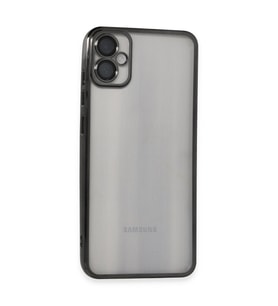 Samsung Galaxy A05 Kılıf Razer Lensli Silikon - Siyah