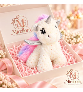 Mirellora Beyaz Kanatlı Unicorn 15cm