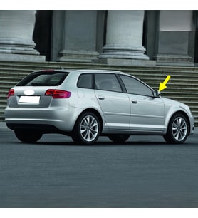 Audi A3 2011-2012 Sağ Dış Dikiz Ayna Kapağı 8F0857528