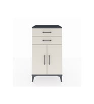 Hyperion Komodin Tek Raflı 2 Çekmeceli 2 Kapaklı 60x44x106 Antrasit-Aytaşı