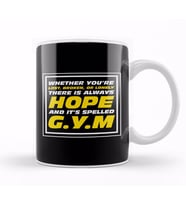 Hope Is Spelled Gym Kupa Bardak Porselen