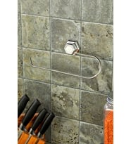 Metal Yapışkanlı Rulo Kağıt Havluluk Peçetelik Banyo Askısı Tutucu