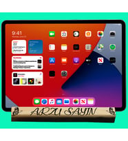 Kişiye Özel UV Baskılı Ahşap Tablet Tutacağı