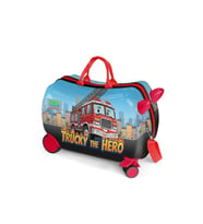 CORAL HIGH 16373 İTFAİYE DESENLİ  OTUR-ÇEK ÇOCUK VALİZİ