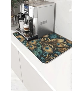 Valerine Life Kahve Makinesi Matı Su Geçirmez Kaymaz Çaycı, Çay Espresso Makine Pad 35x45cm 27240109