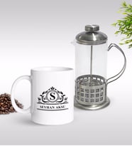 BK Gift Kişiye Özel İsimli Kupa & French Press Seti-12 (Model 1)