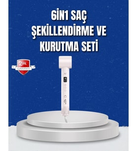 Negatif İyon Teknolojili 6-In-1 Profesyonel Saç Şekillendirici