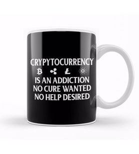 Cryptocurrency Addiction But No Cure Wanted Kupa Bardak Porselen