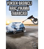 Bahçe Araba Yıkama Tabancası Su Basınçlı Hazneli Bataryalı Oto Yıkama