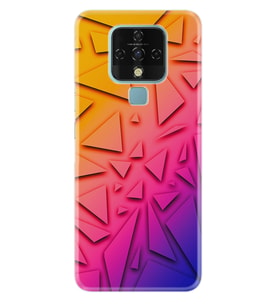 Tecno Camon 16 18P Pova Pova 3 Pova Neo Kılıf Desemli Silikon Üçgenler 1635
