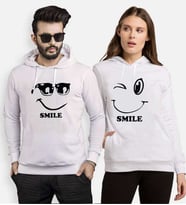 Tshirthane Smile Love Sevgili Kombinleri Kapüşonlu Kombini (Tek Ürün Fiyatıdır.)