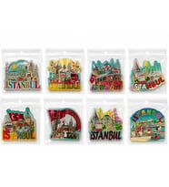 İstanbul Temalı Silikon Buzdolapı Süsü Magnet Alk5826