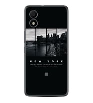 TCL 303 Kılıf Silikon Desen Özel Seri New York 1612