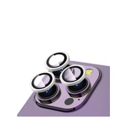 Apple iPhone 13 Pro Uyumlu Zore CL-12 Premium Safir Parmak İzi Bırakmayan Anti-Reflective Kamera Lens Koruyucu (Gümüş)