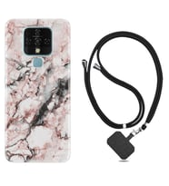 Tecno Camon 16 18P Pova Kılıf Boyun Askılı Silikon Colorfull Marble 2 1389