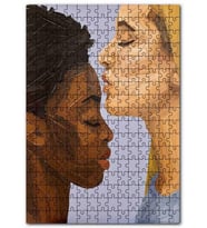Cakapuzzle Irkların Kardeşliği Yağlıboya Geometrik  Puzzle Yapboz MDF (Ahşap) (120 Parça)