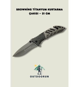 Browning Titanyum Kurtarma Çakısı – 21 cm