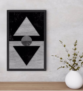 BK Home Modern Art Dekoratif Ahşap Siyah Çerçeveli Tablo-8