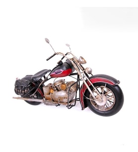 Dekoratif Metal Motosiklet Chopper  S-845